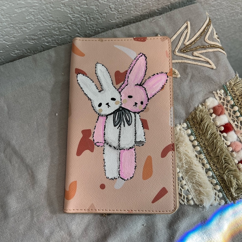 Hand Painted by me!! Kristina Lubinski Travel Wallet - Picture 5 of 8